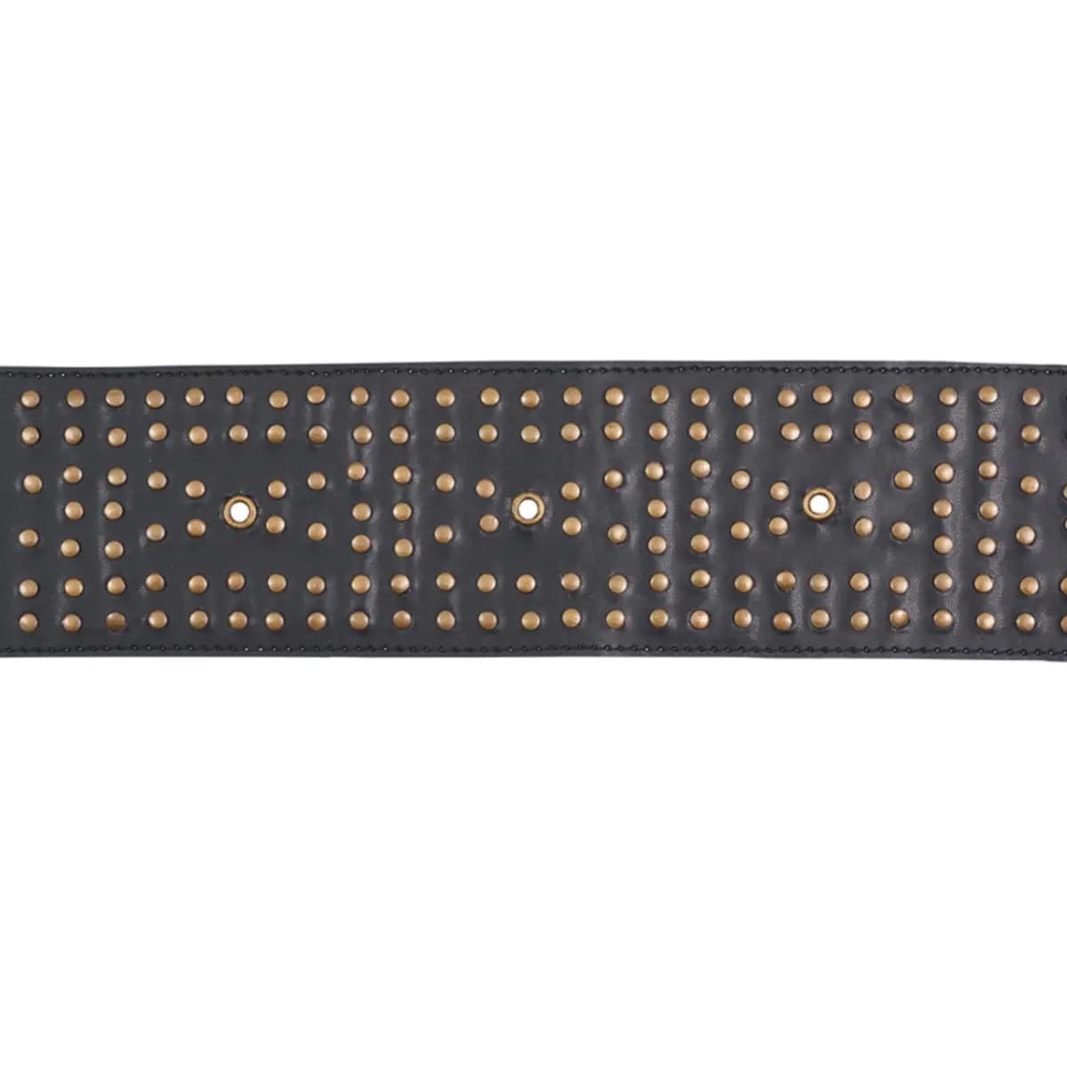 STUDDED LEATHER TRIM_ BLACK
