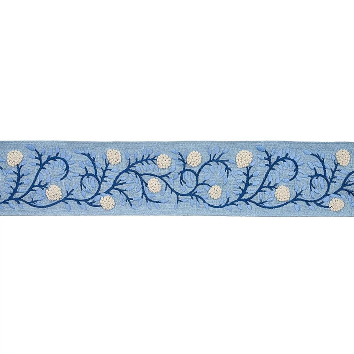 ASHOKA TAPE_ IVORY & BLUE