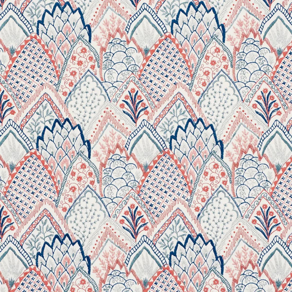 ALBIZIA EMBROIDERY_ DELFT & ROSE