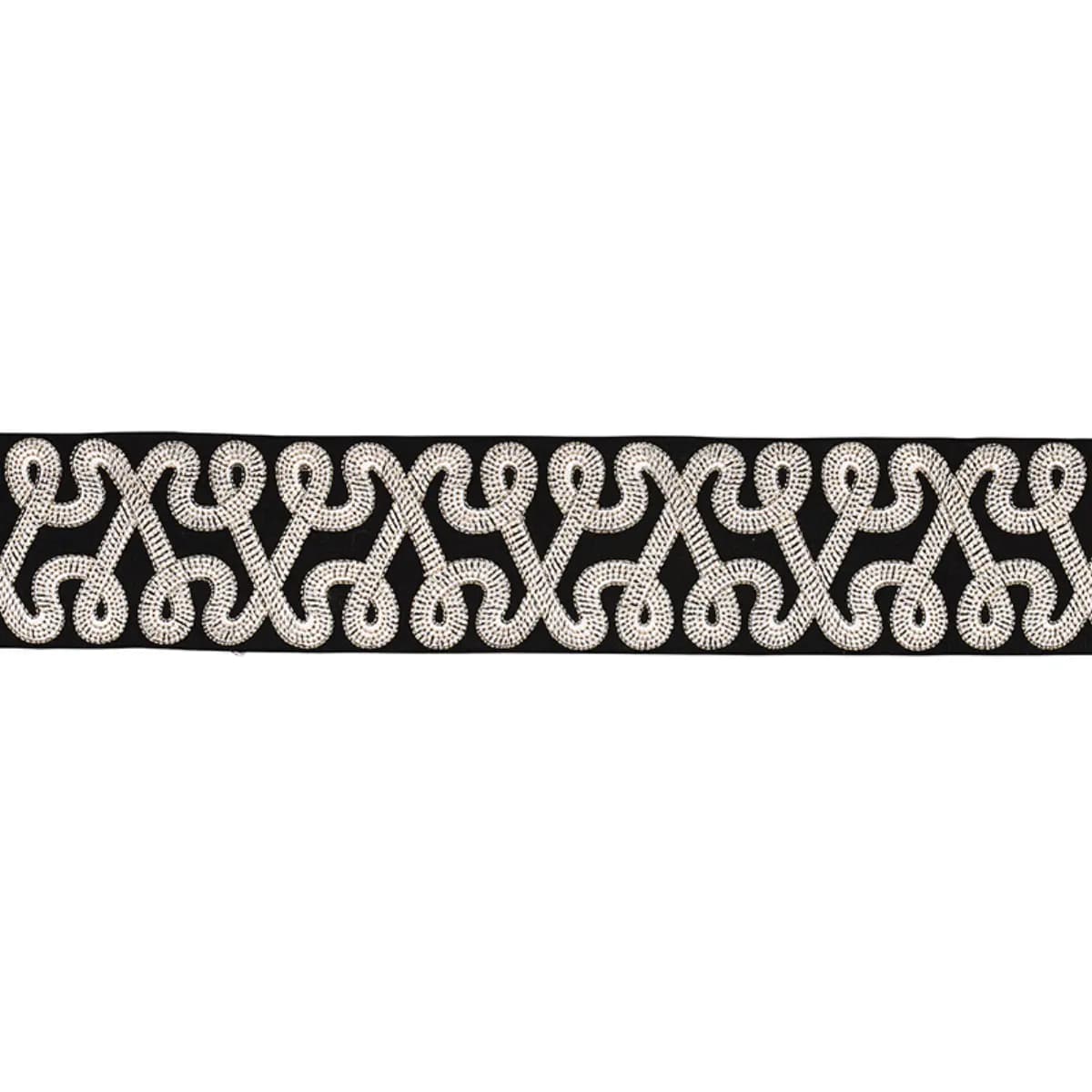 FREEFORM EMBROIDERED TAPE_ BLACK