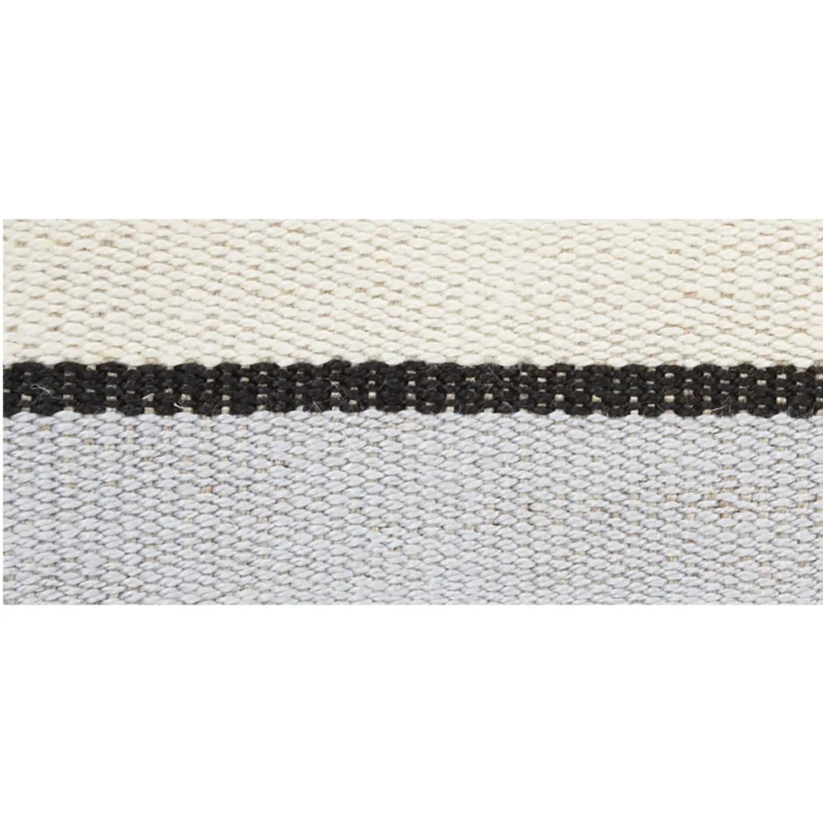 ILE SAINT-LOUIS MEDIUM TAPE_ WHITE BLACK & SILVERY BLUE