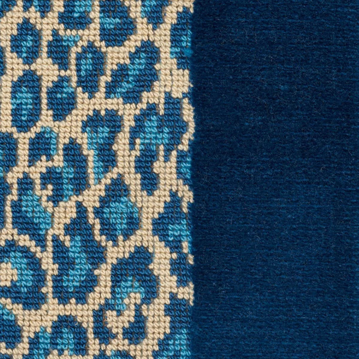 GUEPARD STRIPE VELVET_ MEDITERRANEAN