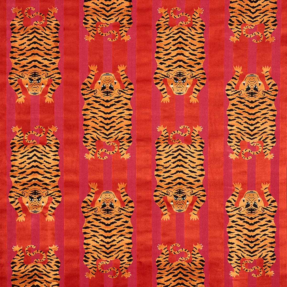 JOKHANG TIGER VELVET_ RED & PINK