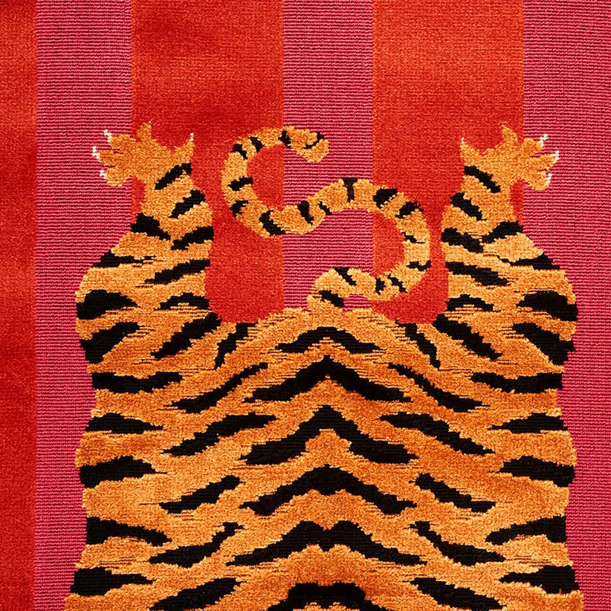 JOKHANG TIGER VELVET_ RED & PINK