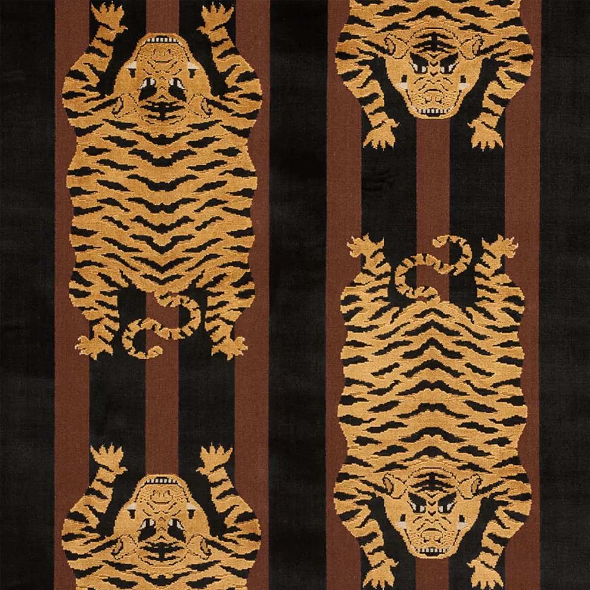 Jokhang Tiger Velvet_ BROWN & BLACK