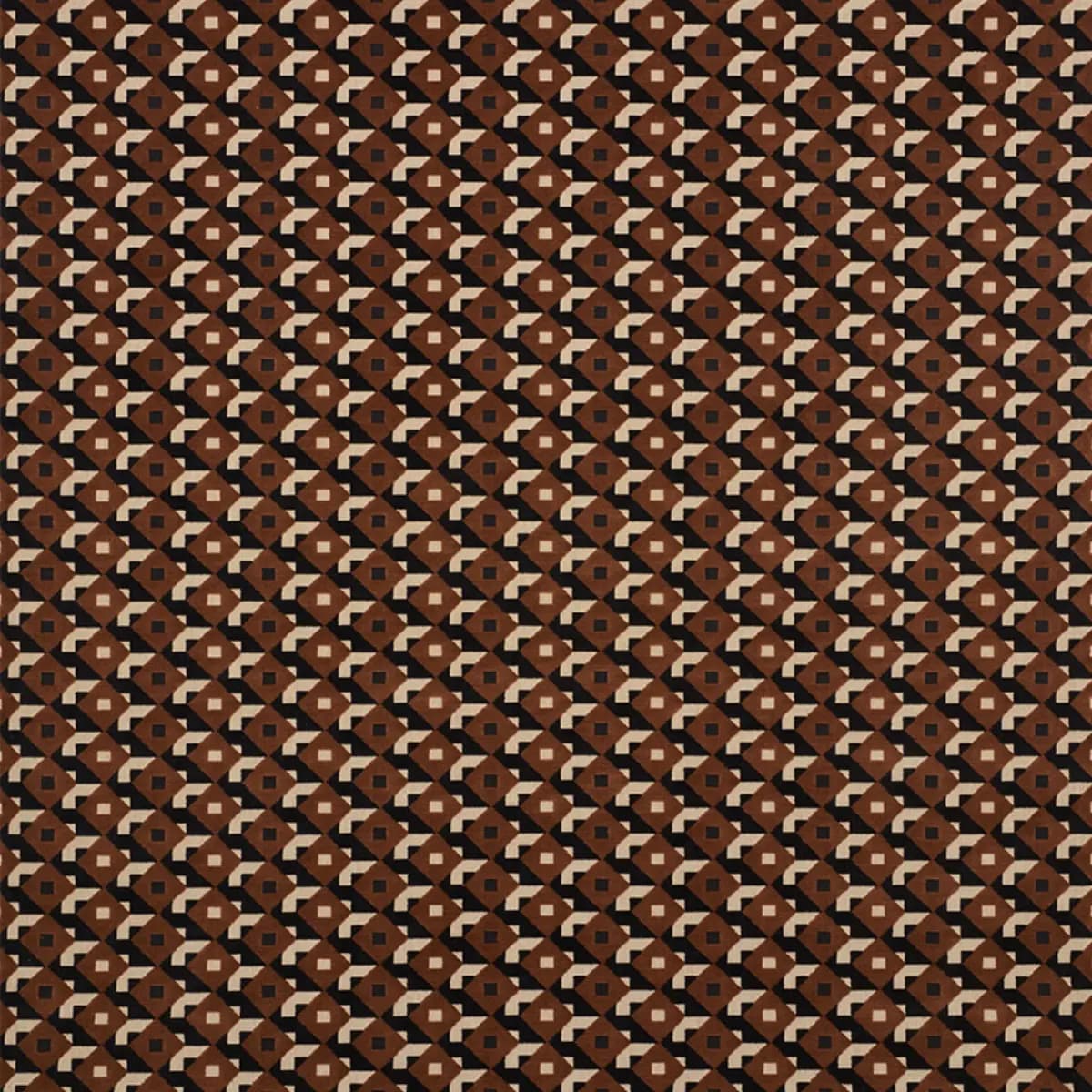 DAZZLE SHIP VELVET_ BROWN & BLACK