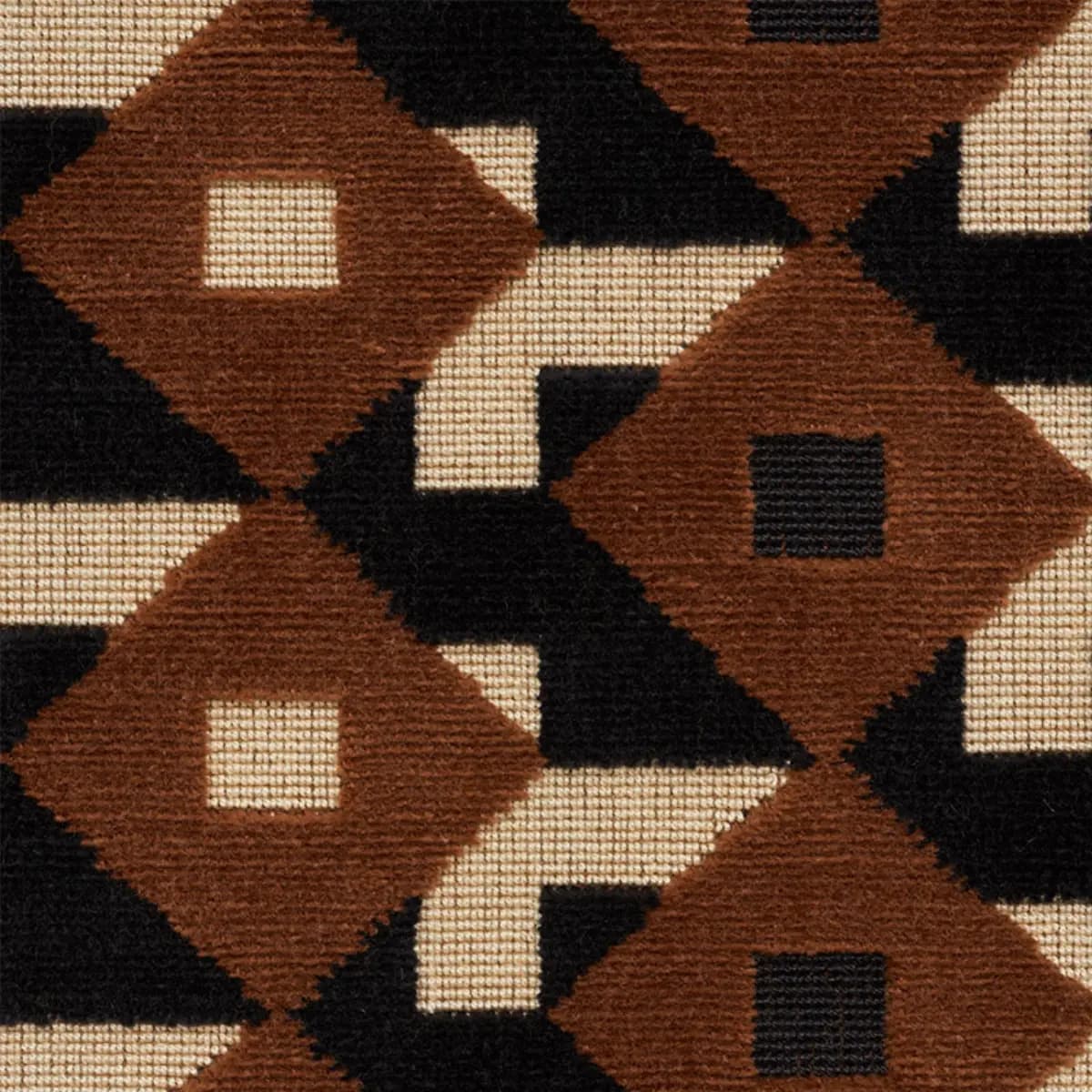 DAZZLE SHIP VELVET_ BROWN & BLACK