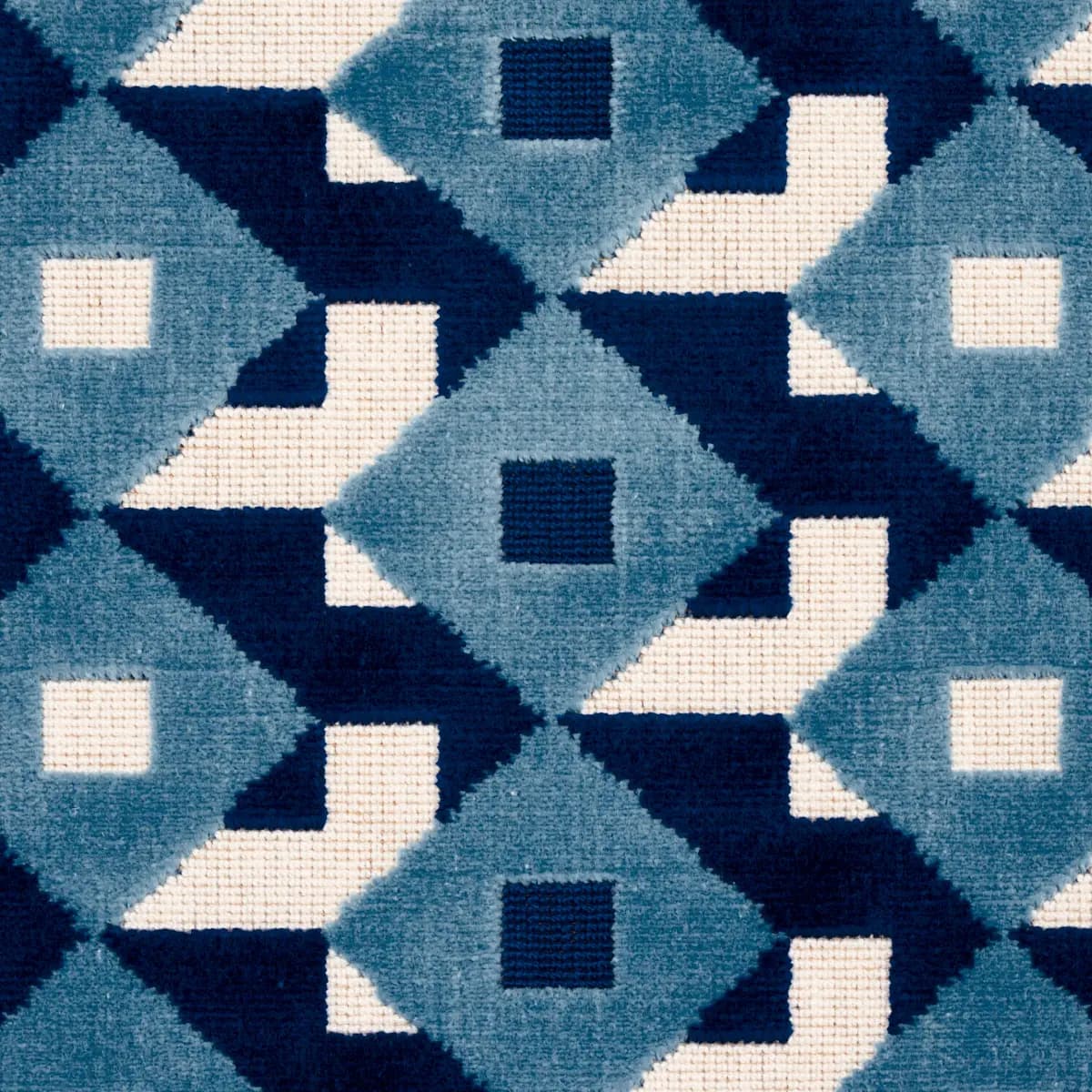 DAZZLE SHIP VELVET_ AZURE
