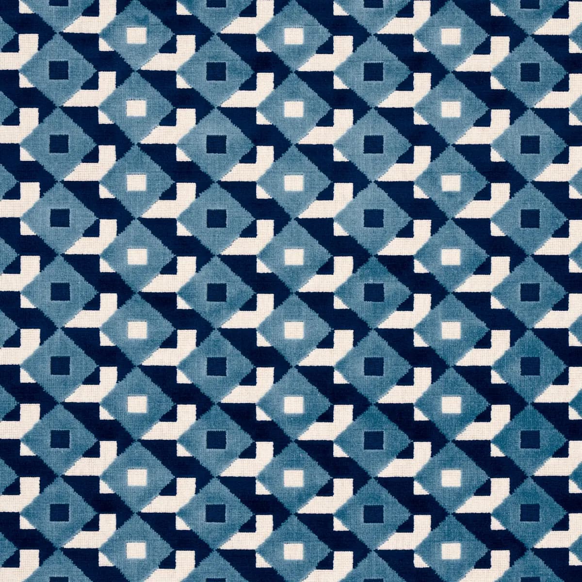 DAZZLE SHIP VELVET_ AZURE
