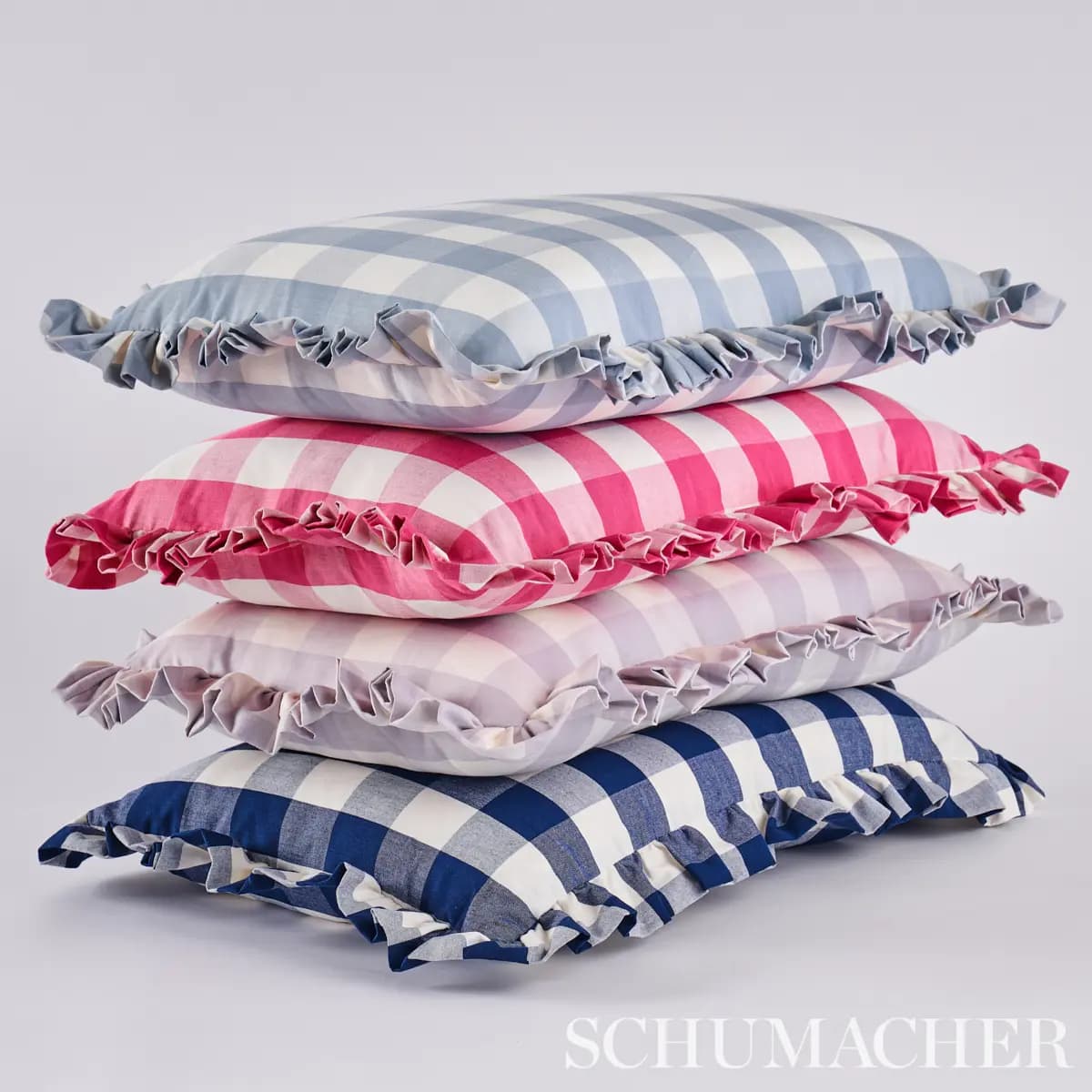 CAMDEN COTTON CHECK_ MAGENTA