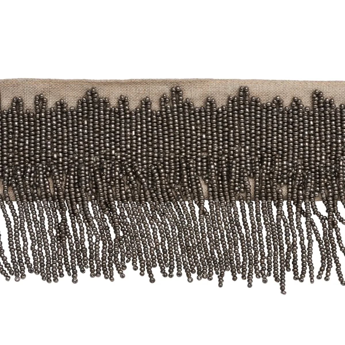 STARLING BEADED FRINGE_ PEWTER