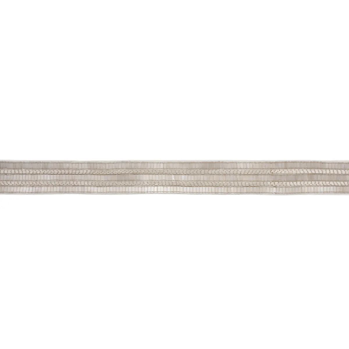 TRENTO BEADED TAPE_ PLATINUM