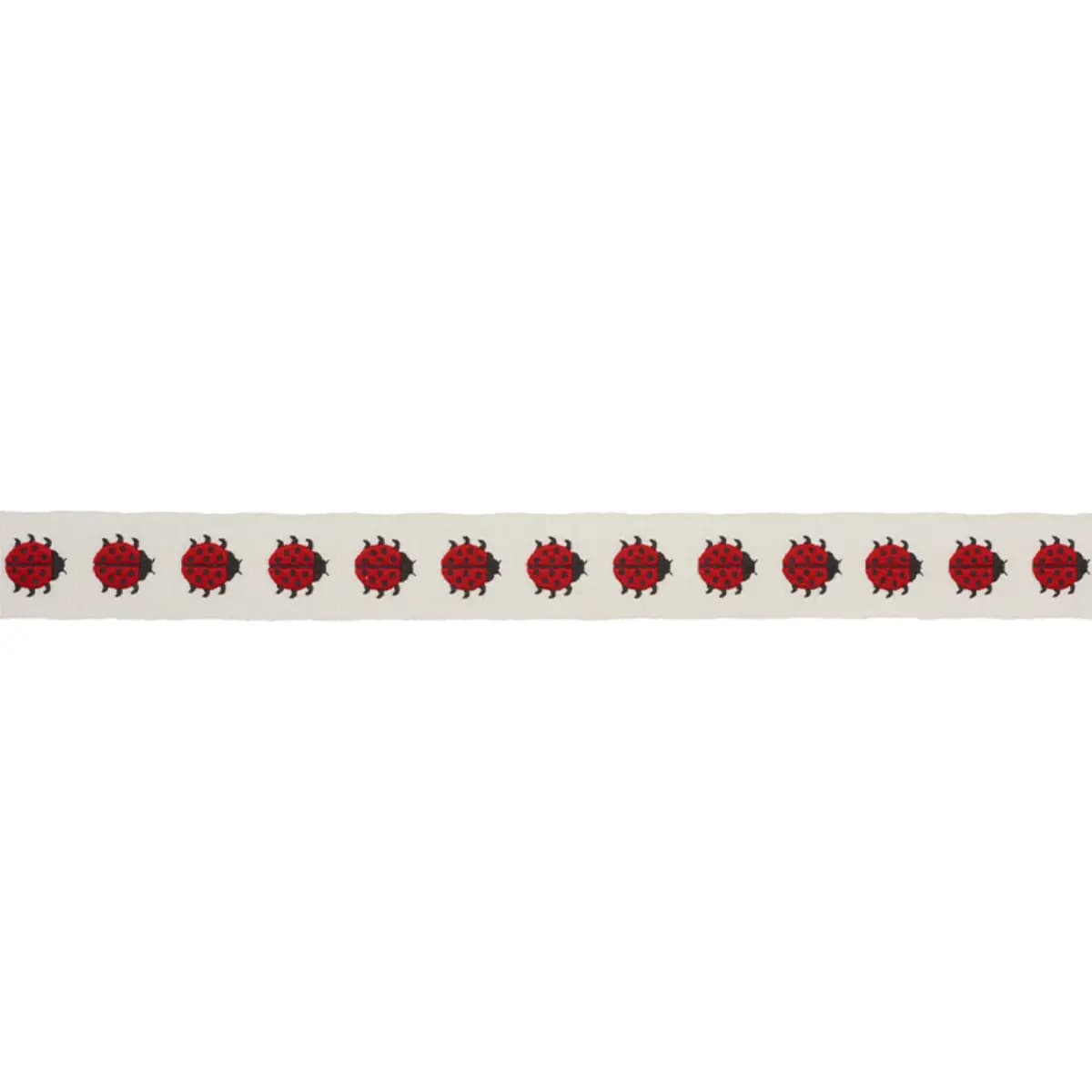 LADYBIRD TAPE_ RED & IVORY