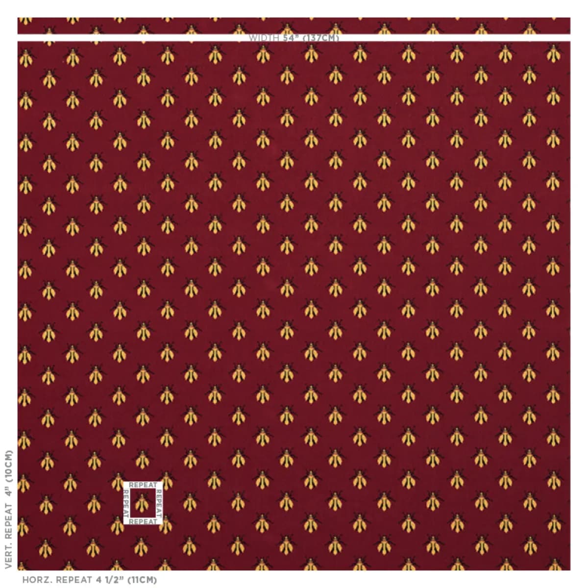 BEE ÉPINGLÉ_ RED