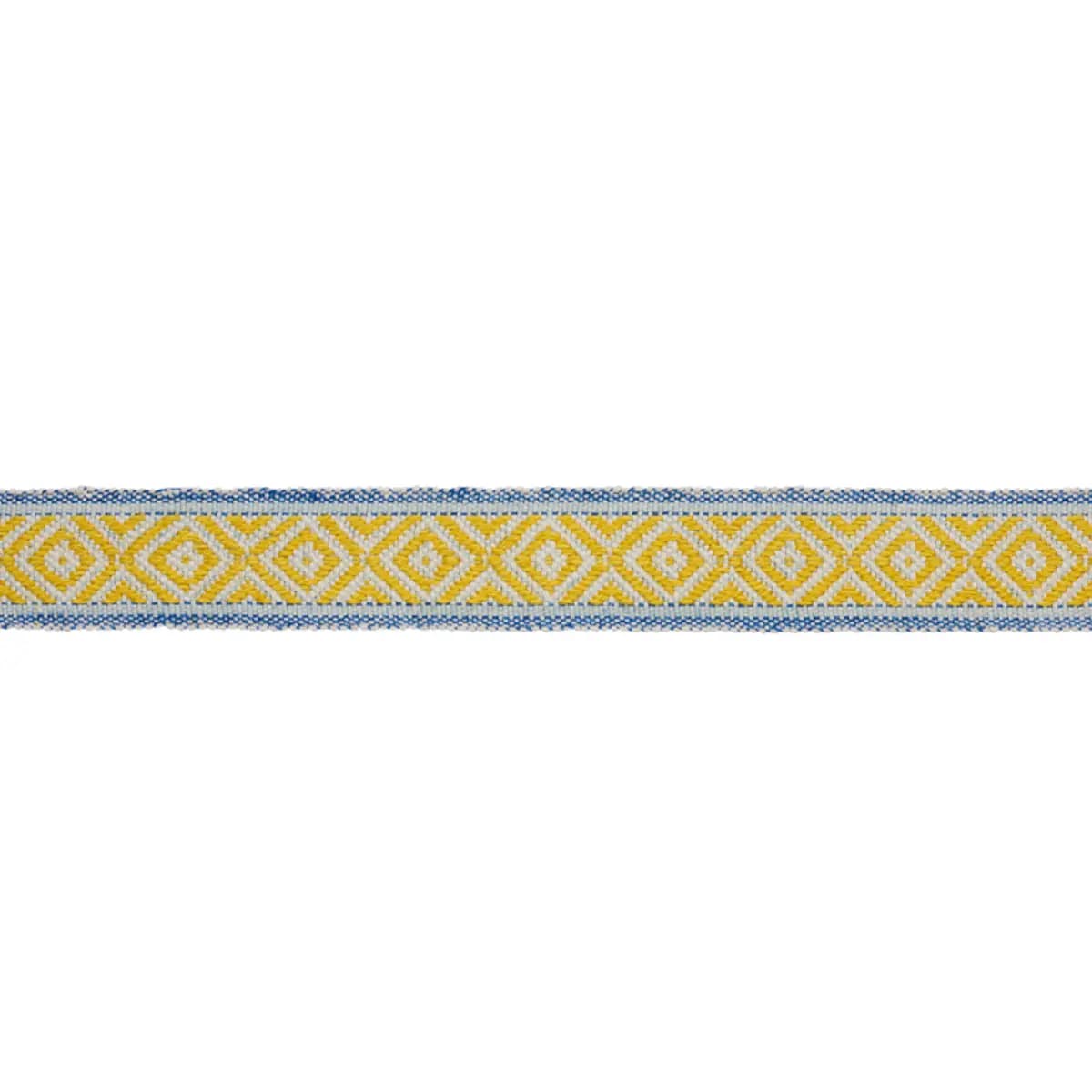 LARSON HANDWOVEN TAPE_ YELLOW & BLUE