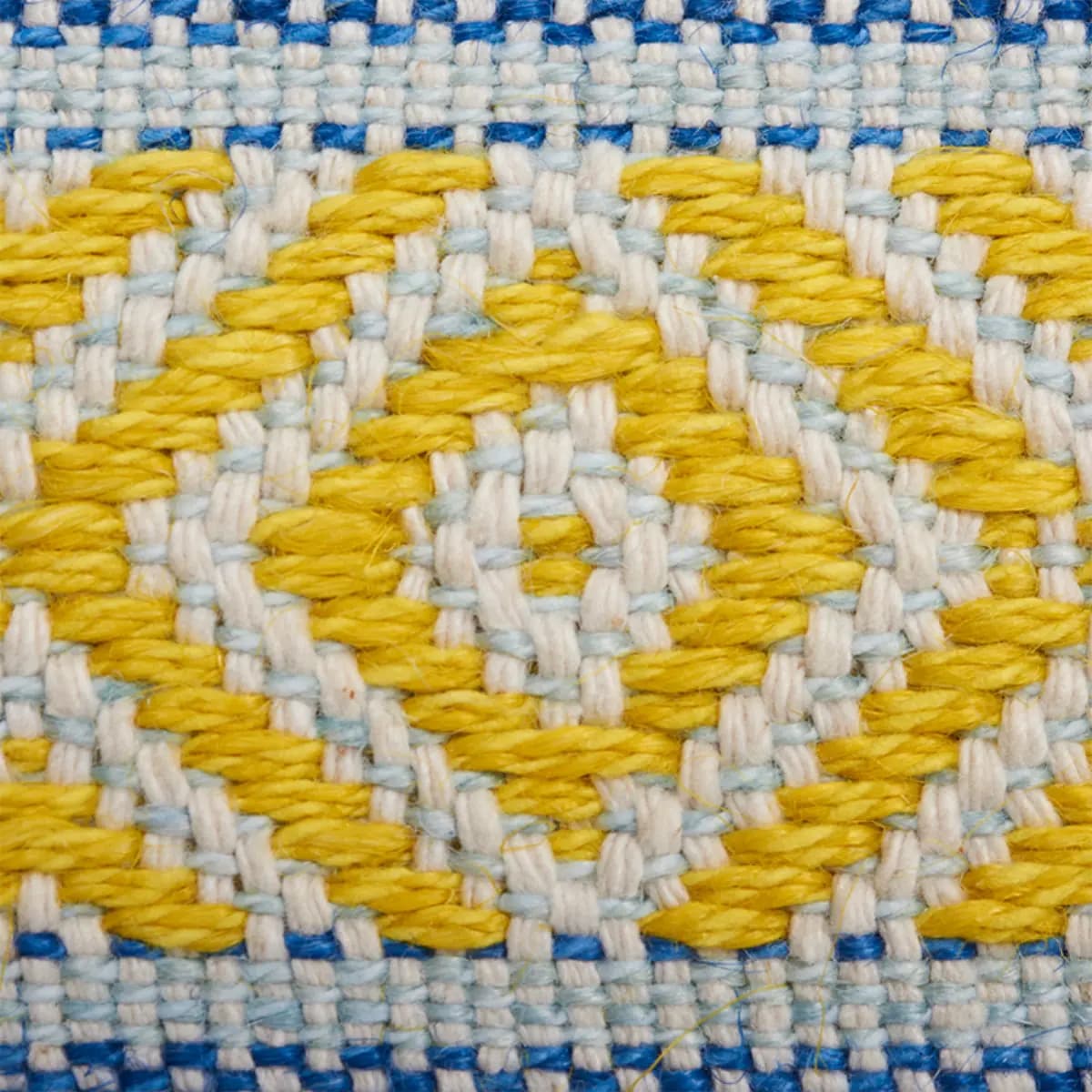 LARSON HANDWOVEN TAPE_ YELLOW & BLUE