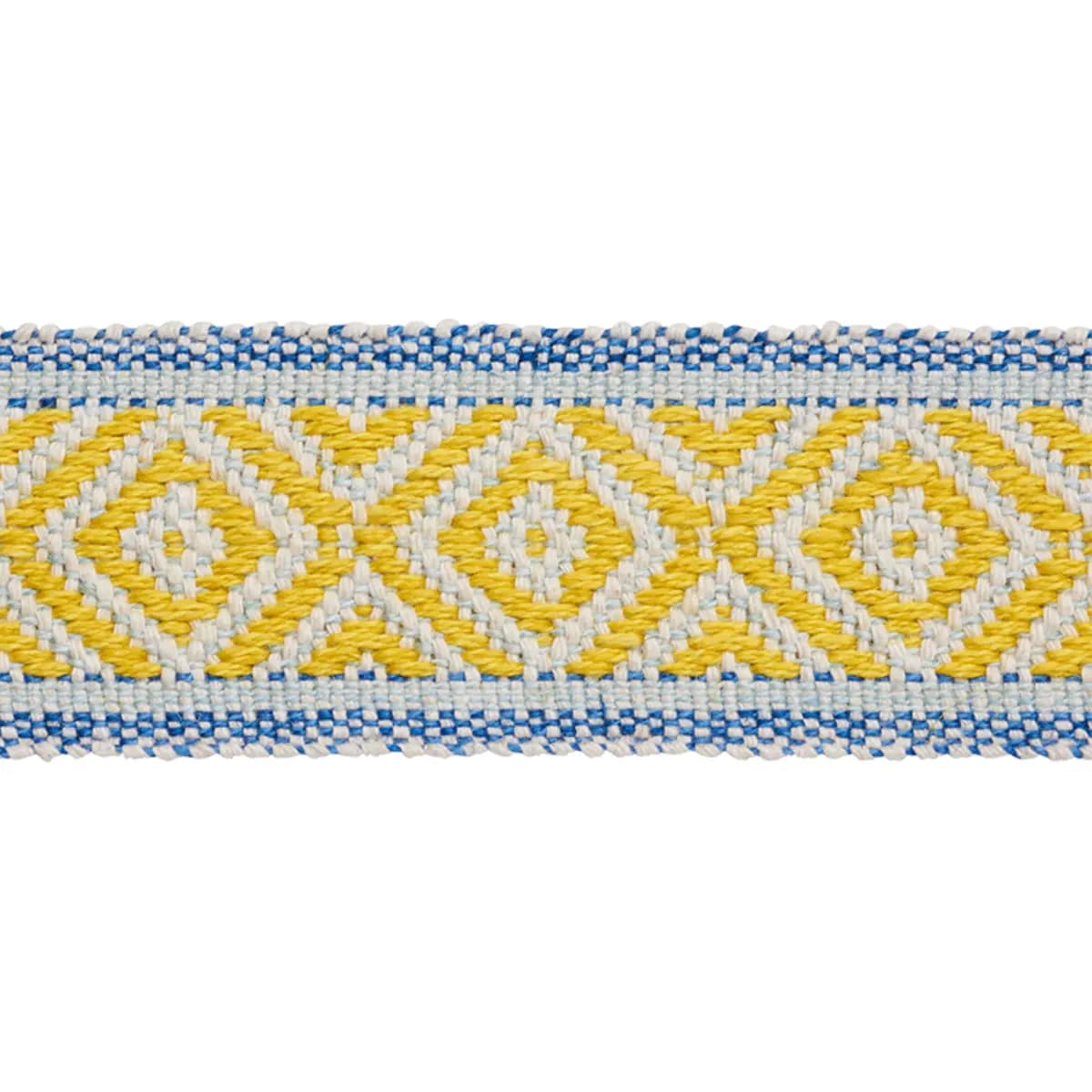 LARSON HANDWOVEN TAPE_ YELLOW & BLUE