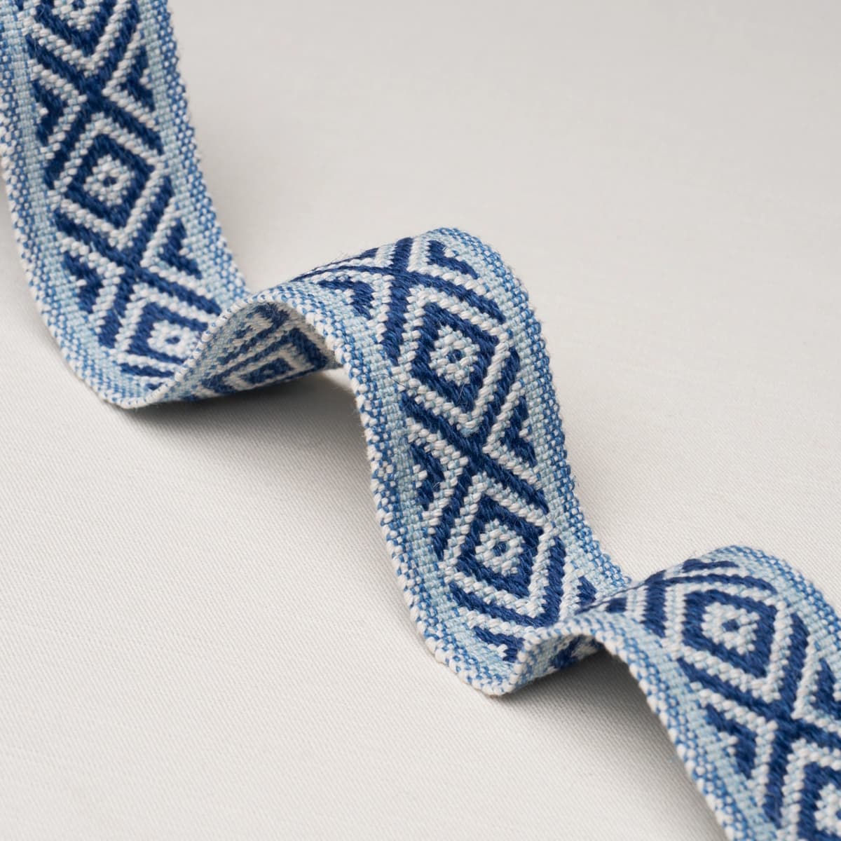 LARSON HANDWOVEN TAPE_ INDIGO