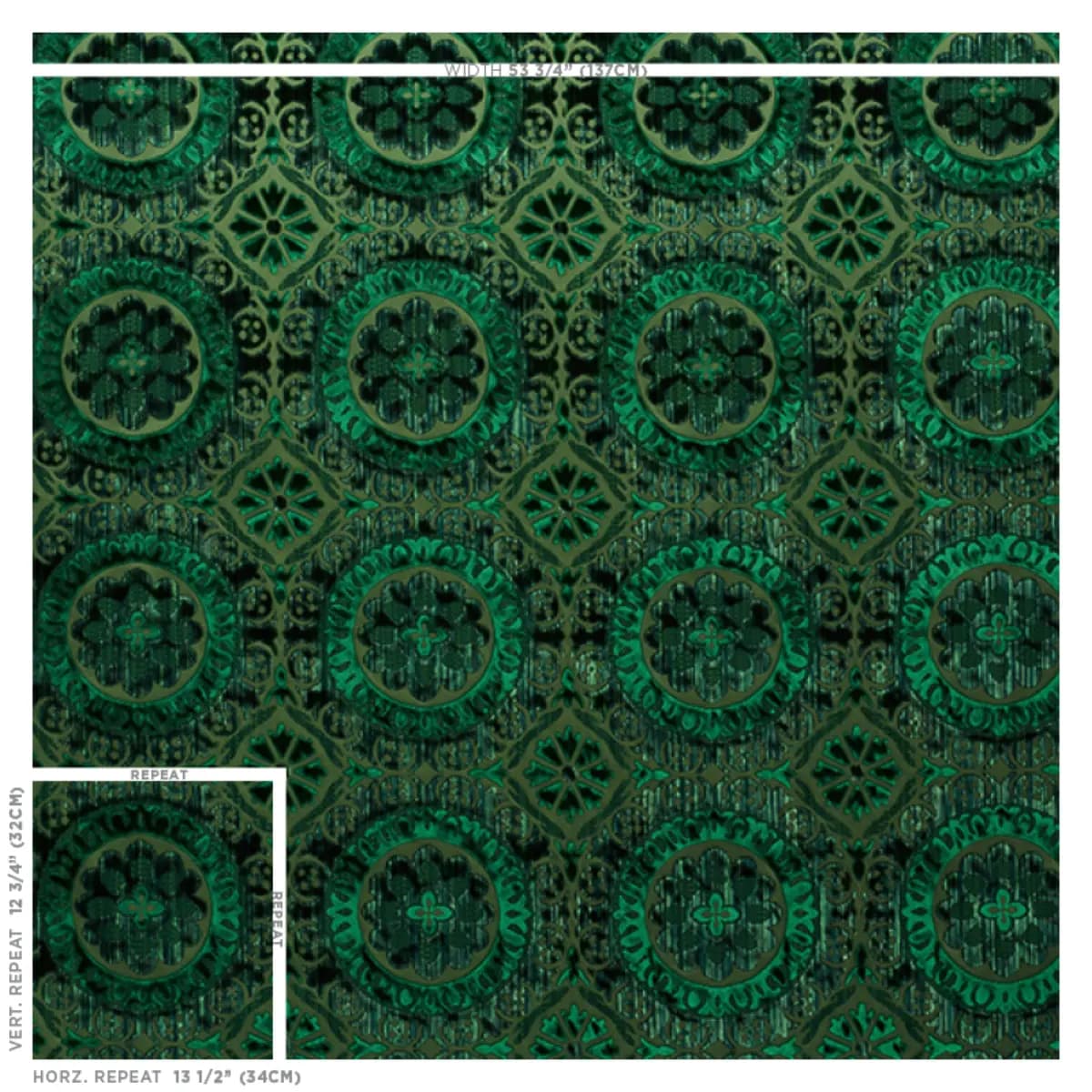 SUZANI STRIE VELVET_ EMERALD