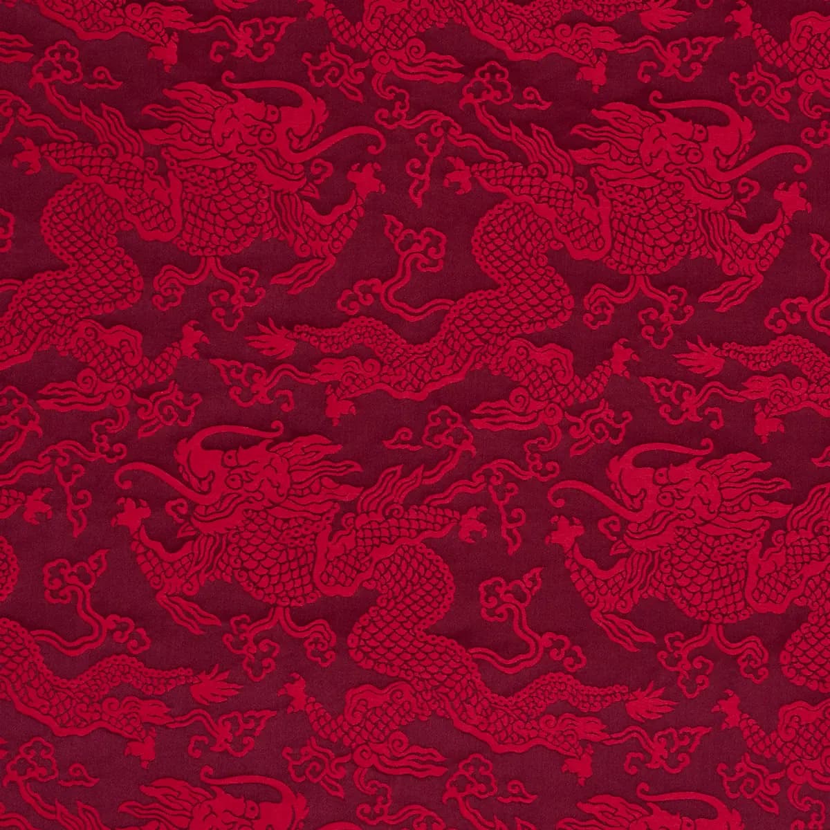 RUAN DRAGON DAMASK_ GARNET