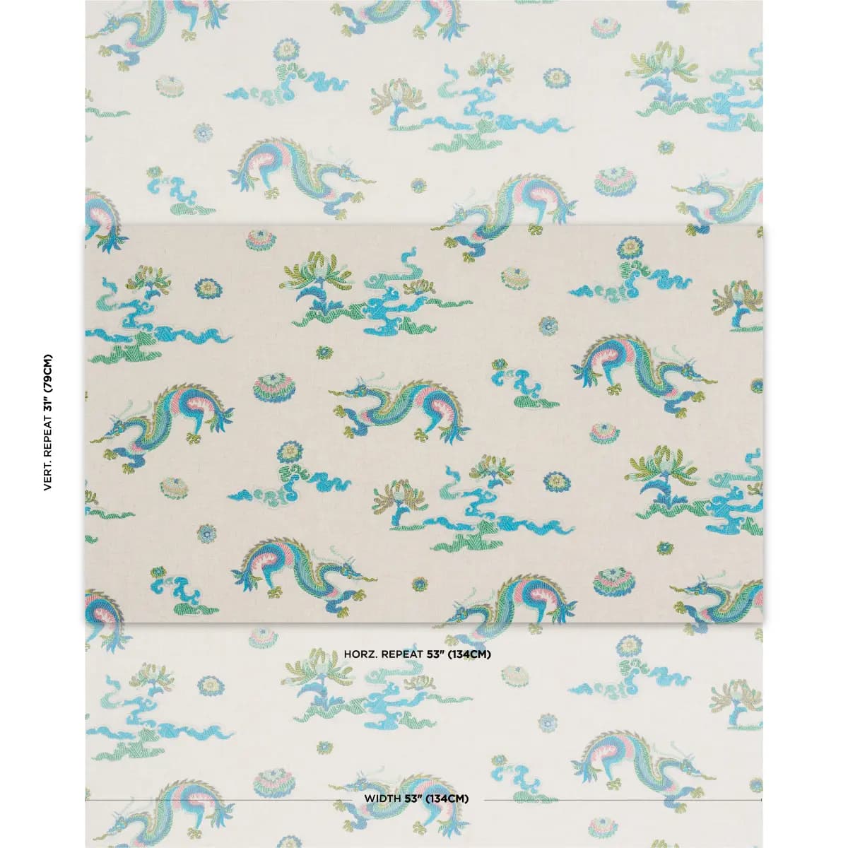 Hanlun Dragon Embroidery_ NATURAL