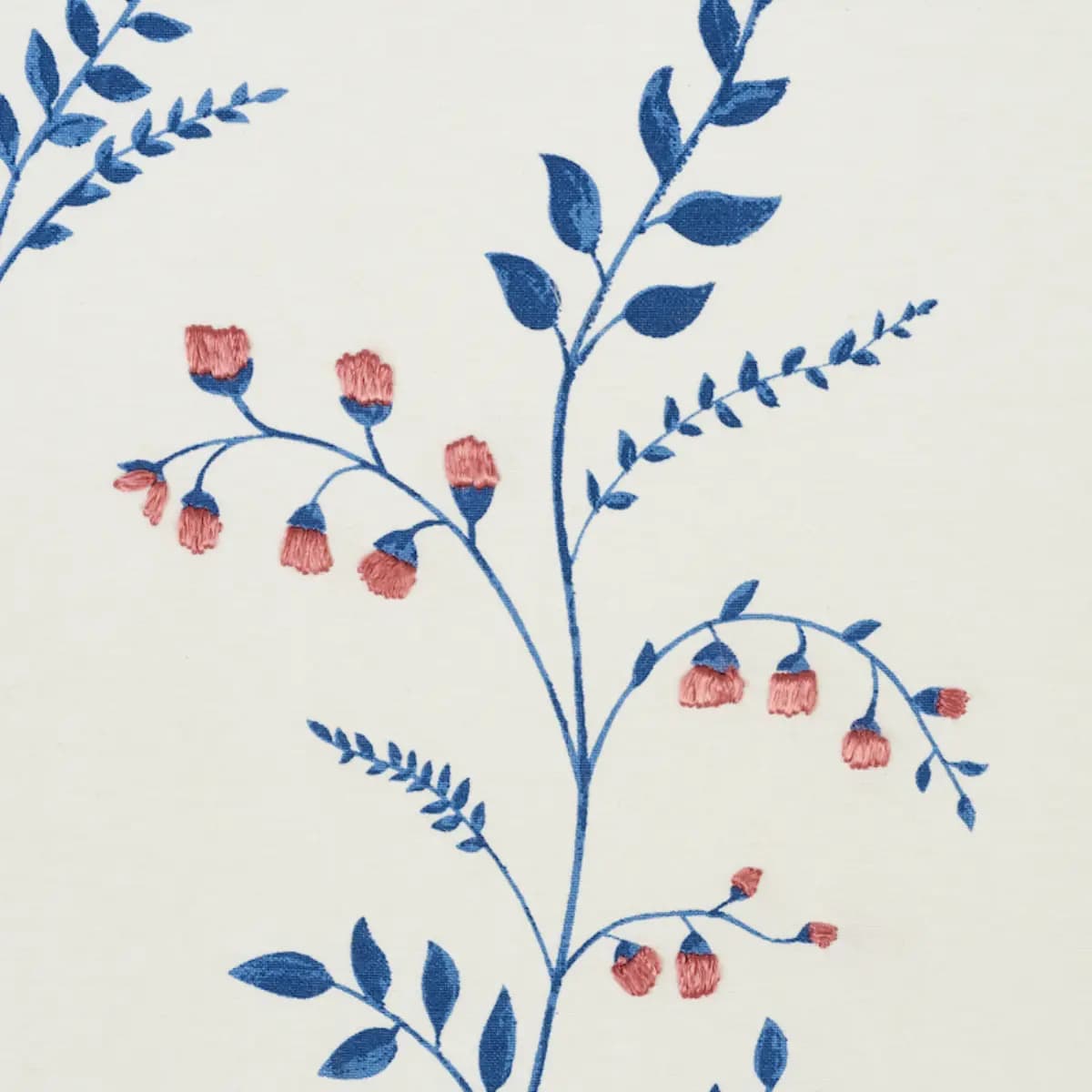 Cynthia Embroidered Print_ BLUE