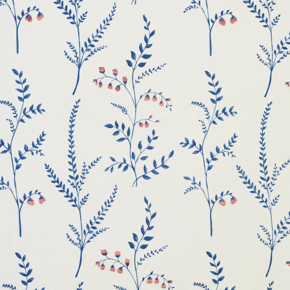 Cynthia Embroidered Print_ BLUE