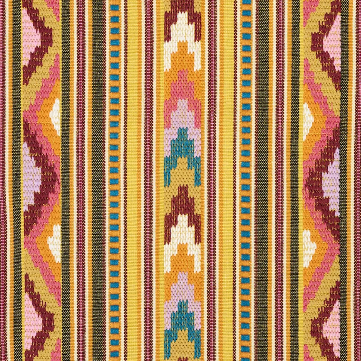 ZARZUELA STRIPE EMBROIDERY_ SAFFRON