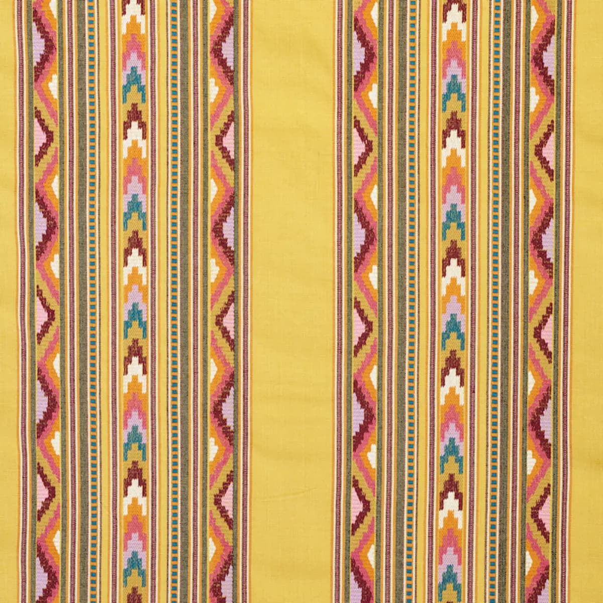 ZARZUELA STRIPE EMBROIDERY_ SAFFRON