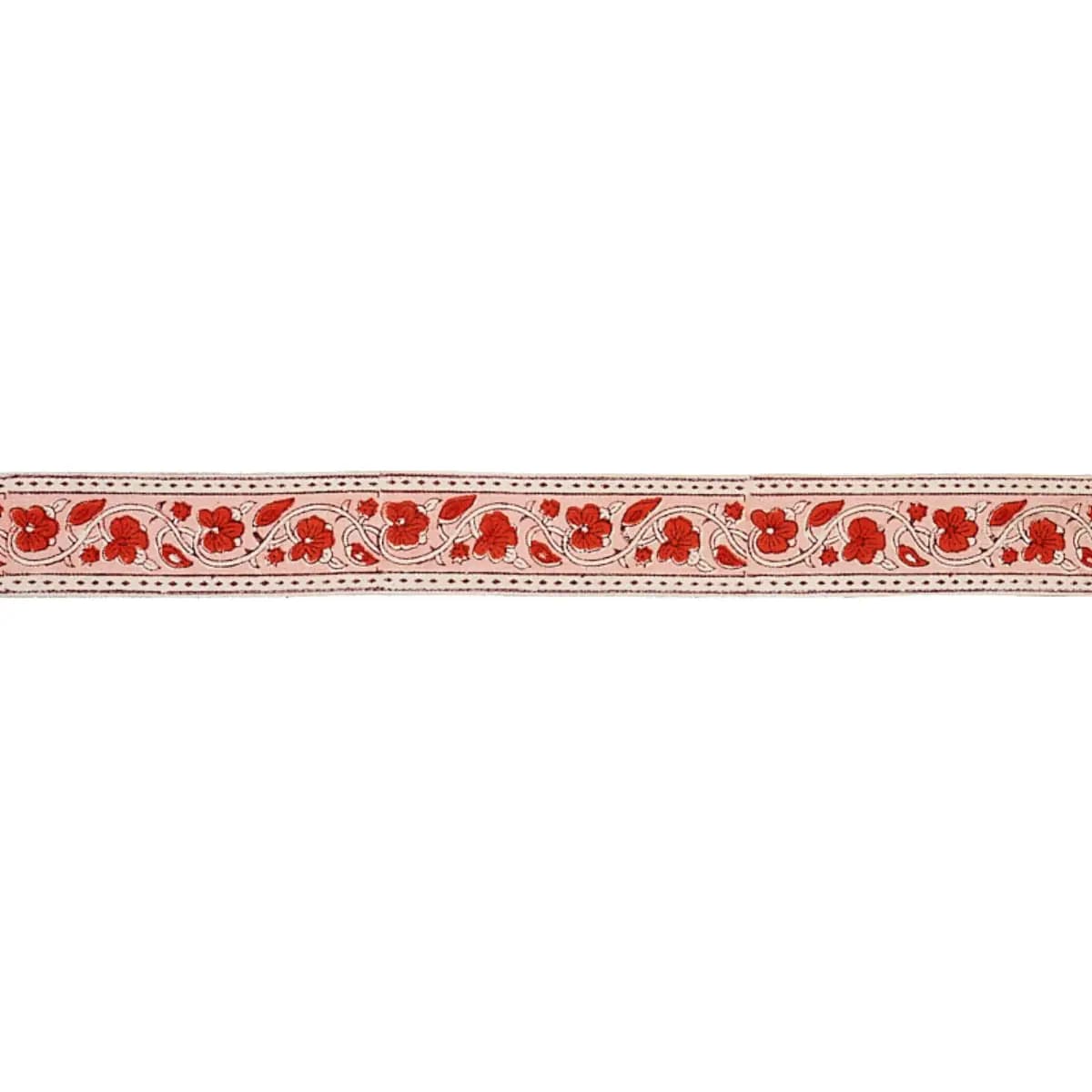 MILA HAND BLOCK PRINT TAPE_ RED