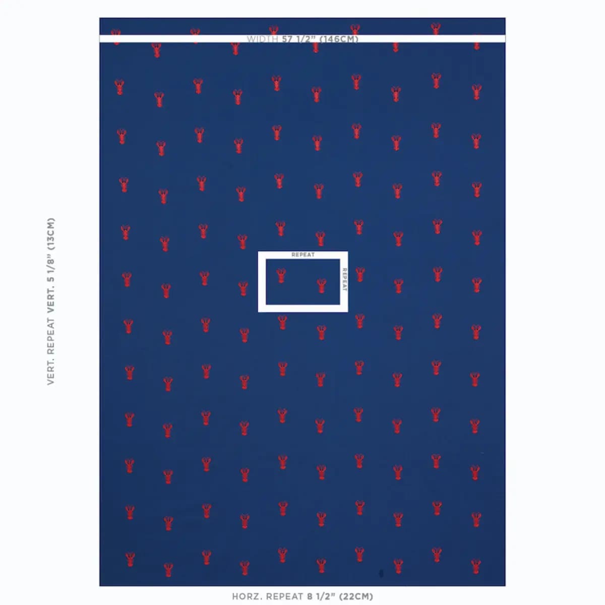 LOBSTER EMBROIDERY_ NAVY
