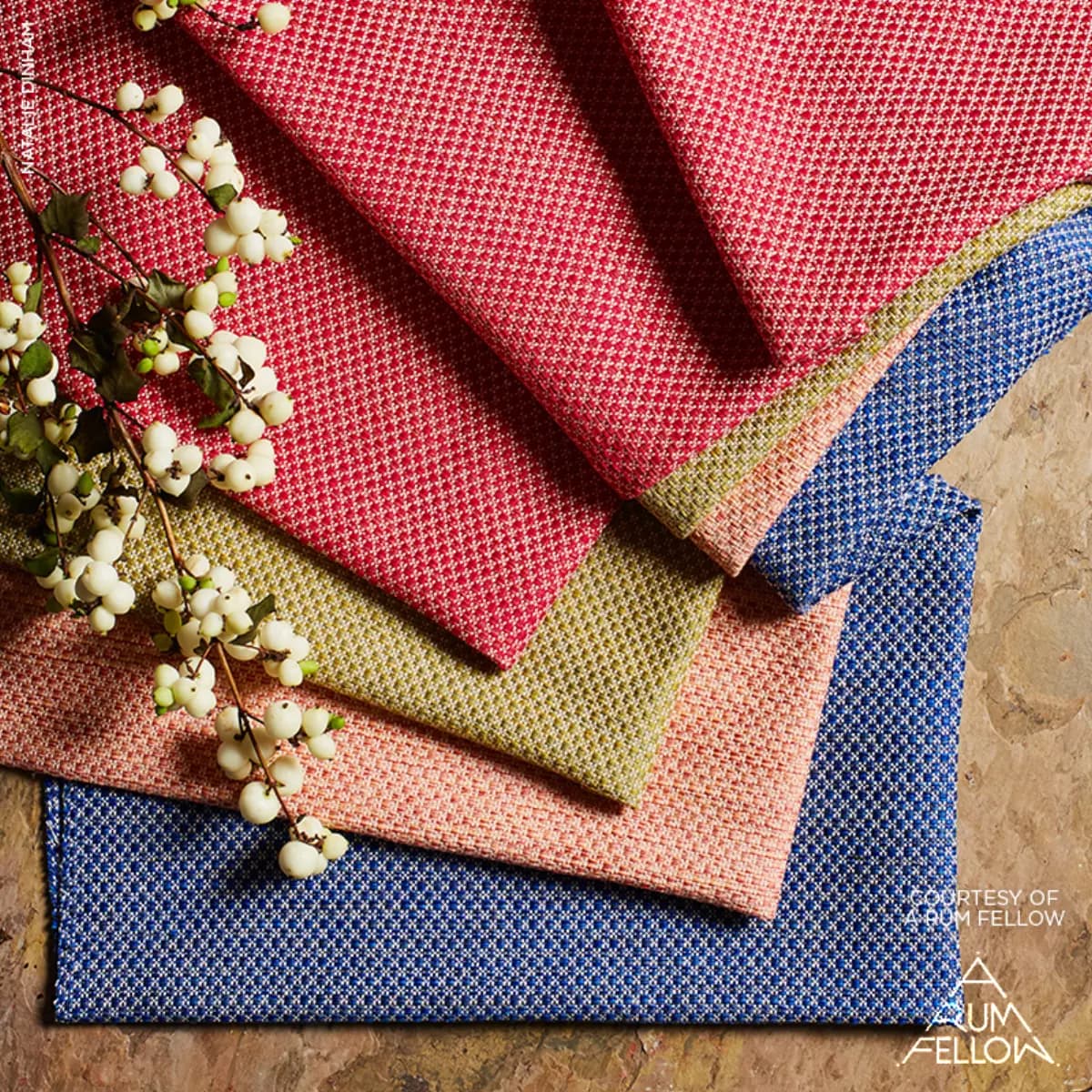 ISPA HAND WOVEN PLAIN_ INDIGO