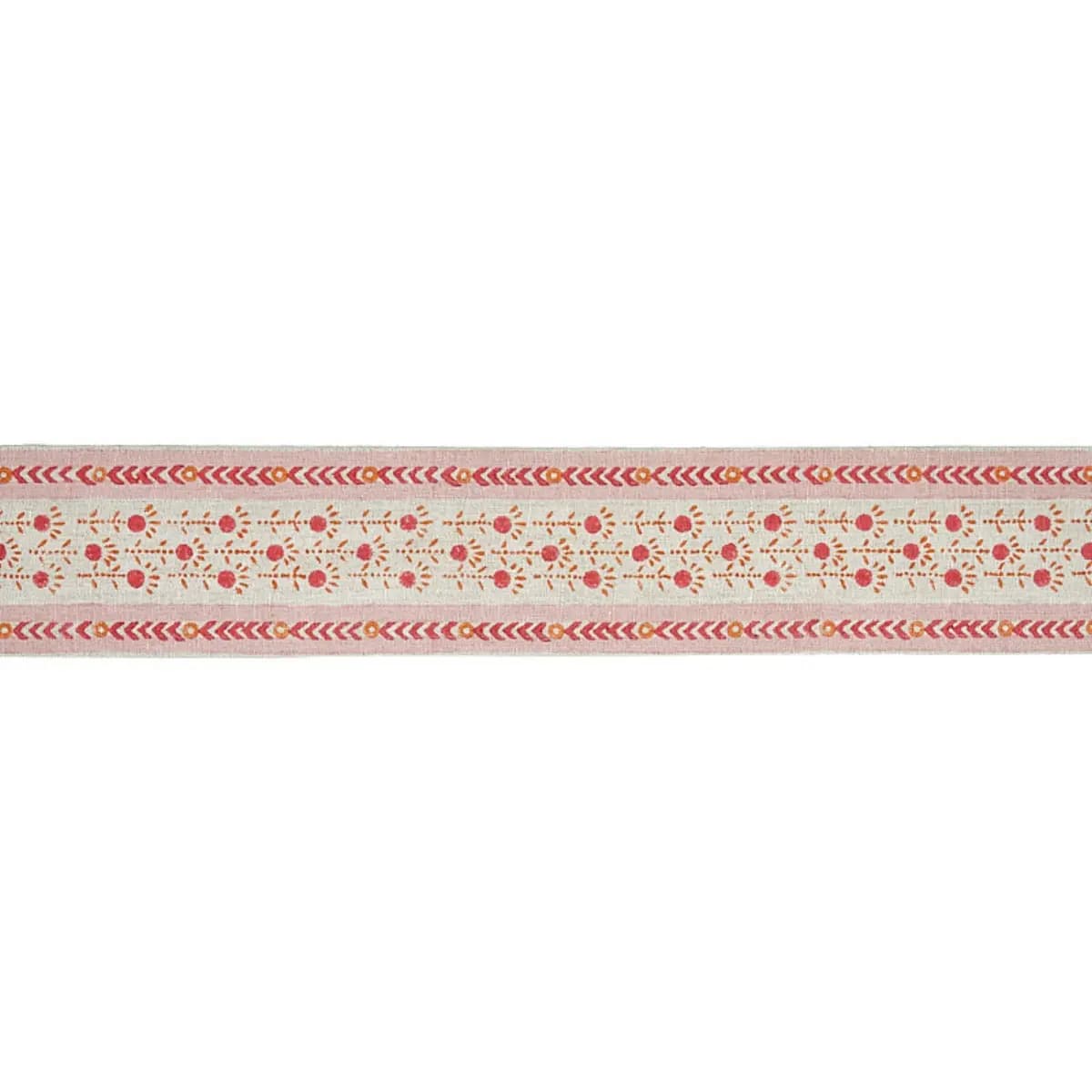 PICA BELLA HAND BLOCKED TAPE_ PINK & ORANGE