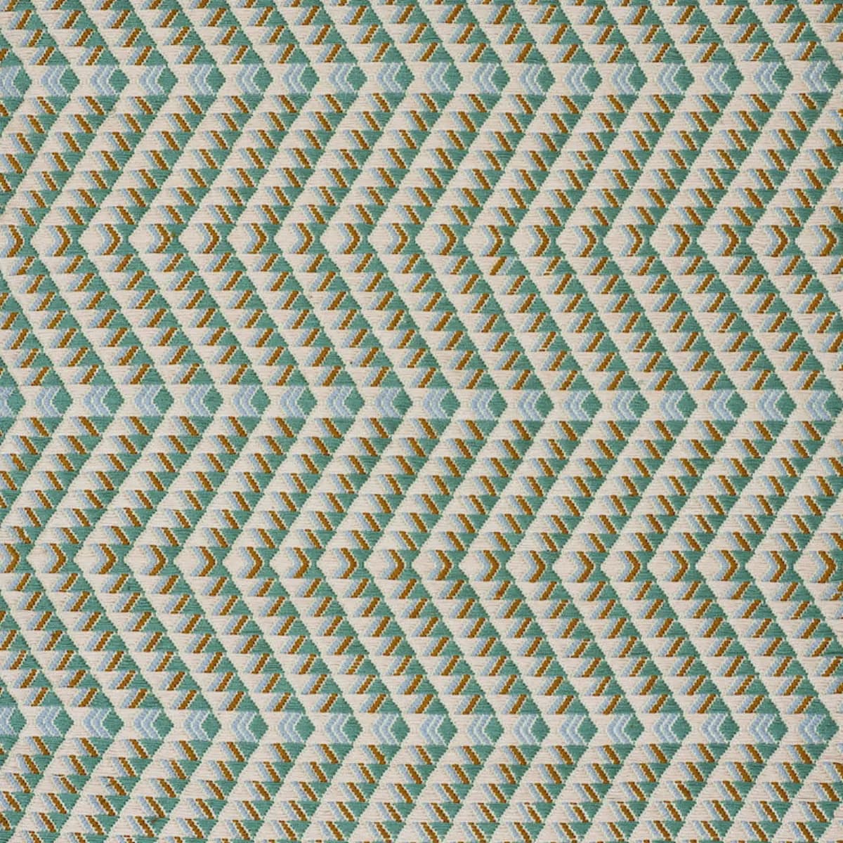 AMATES HAND WOVEN BROCADE_ DUCK EGG