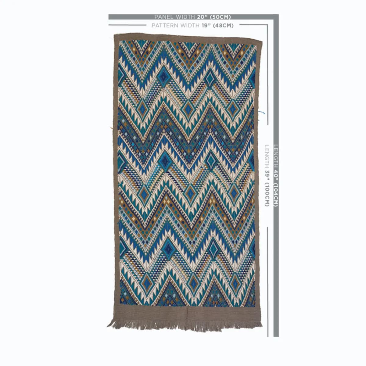 COYOLATE HAND WOVEN BROCADE_ OCEAN