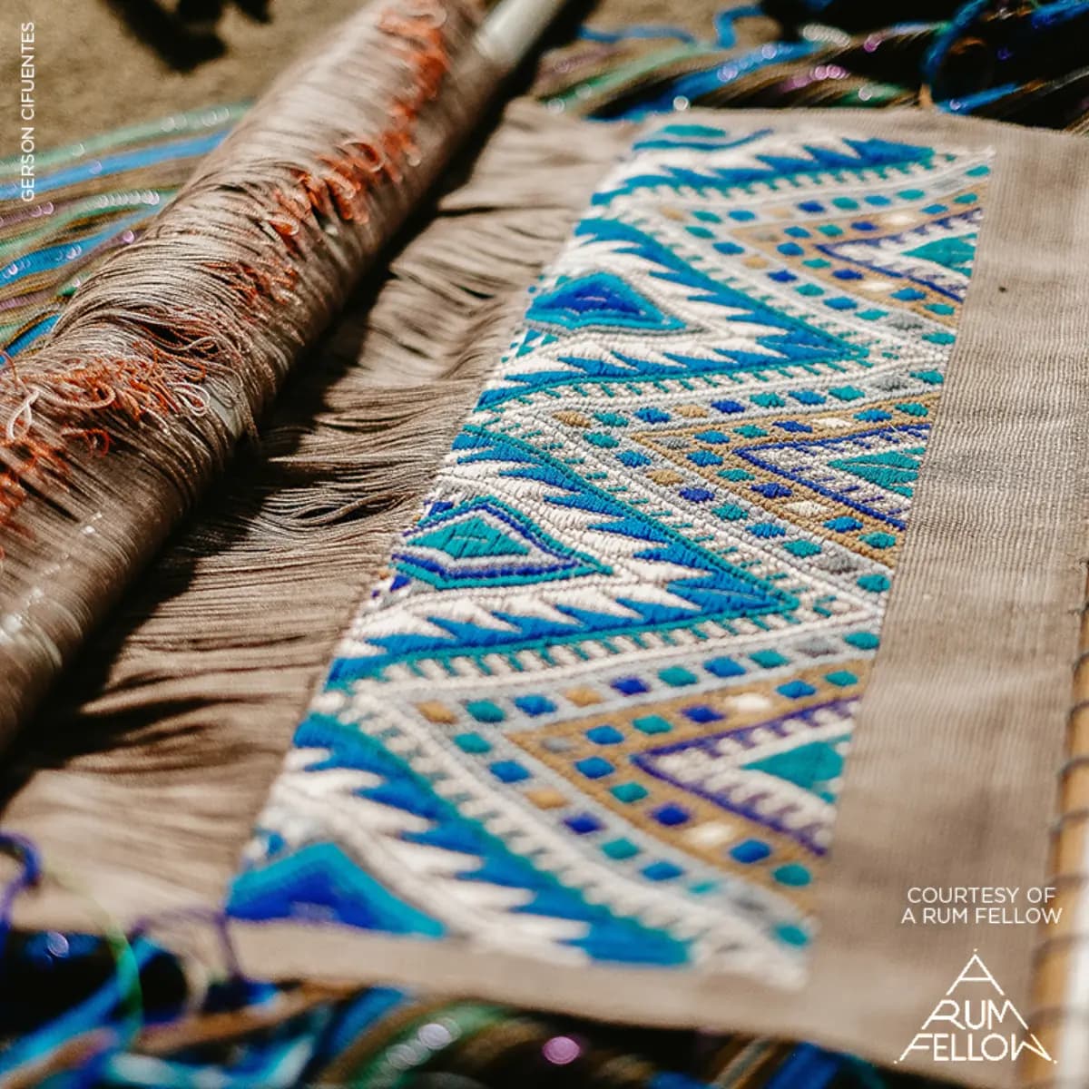 COYOLATE HAND WOVEN BROCADE_ OCEAN