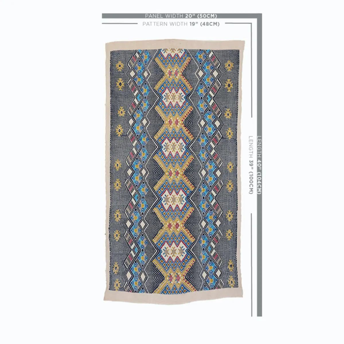 KAYA HAND WOVEN BROCADE_ BLUE