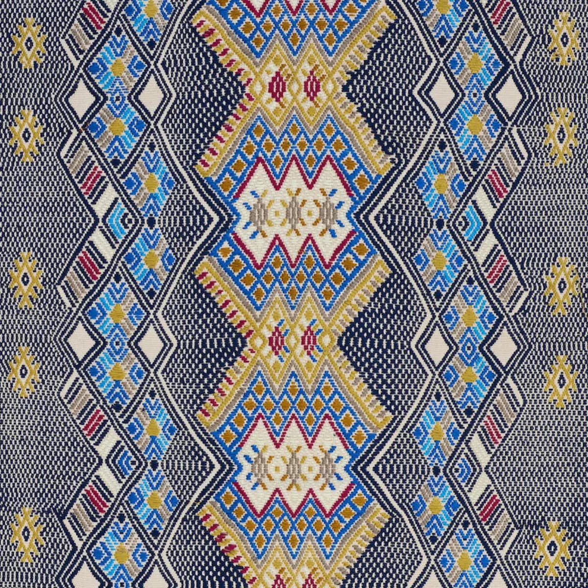 KAYA HAND WOVEN BROCADE_ BLUE
