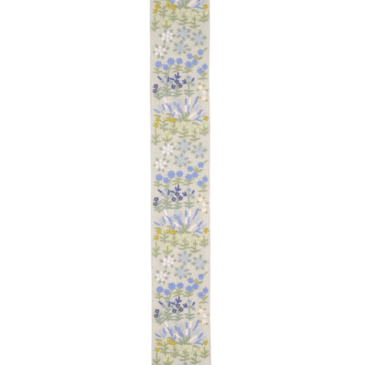 LULA EMBROIDERED TAPE_ BLUE