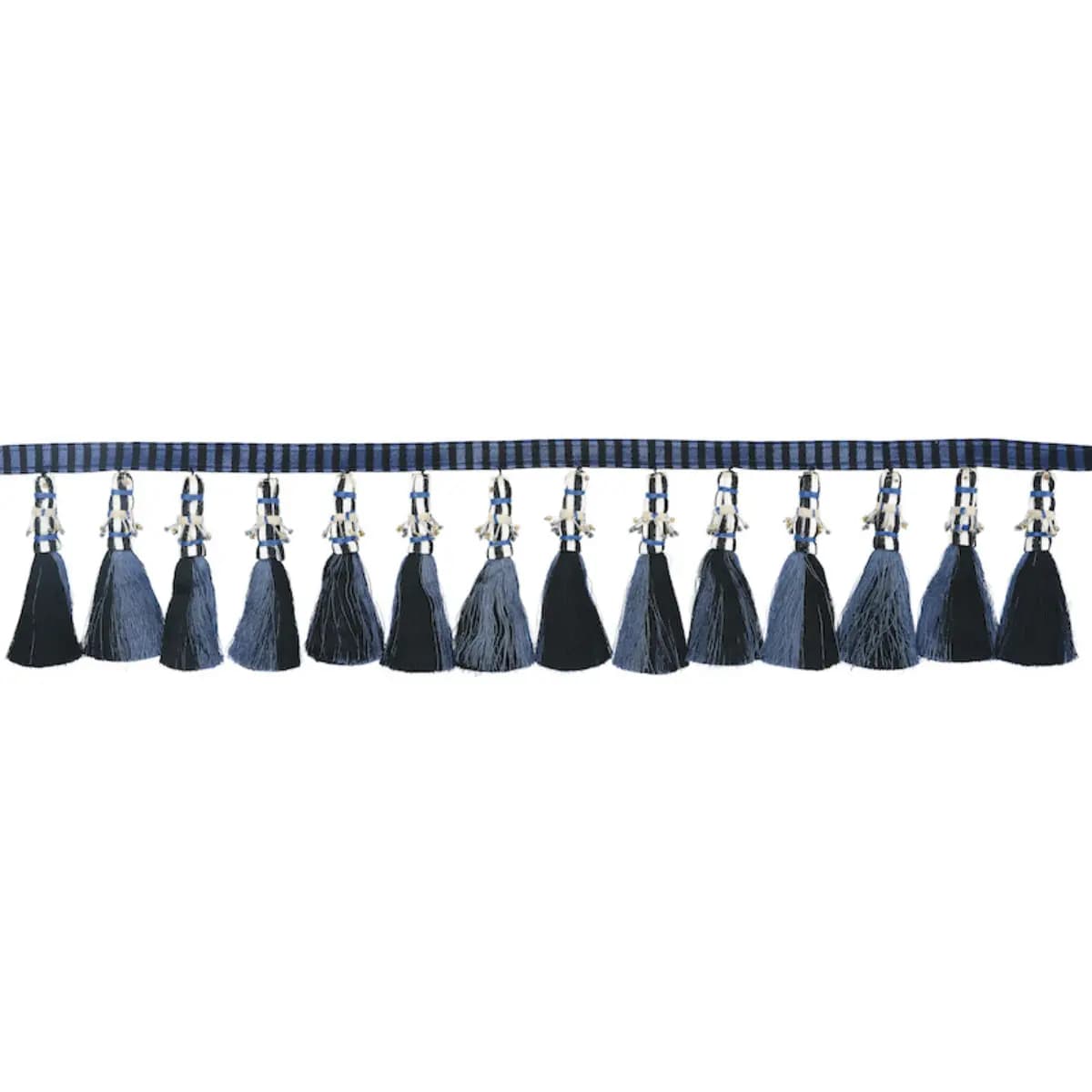 ANTONY TASSEL TRIM_ BLUE & BLACK
