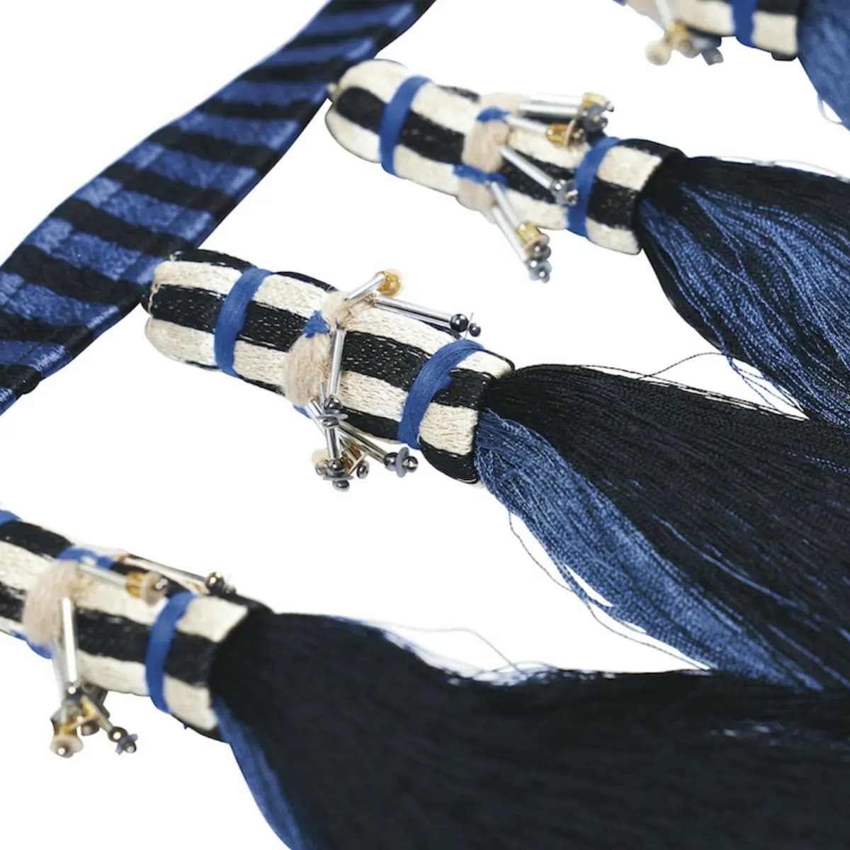 ANTONY TASSEL TRIM_ BLUE & BLACK