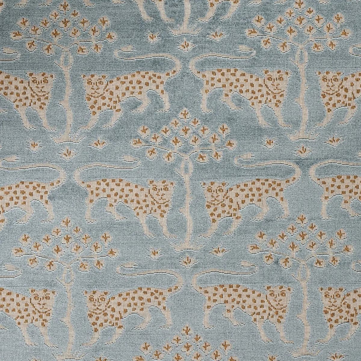 WOODLAND LEOPARD VELVET_ MINERAL