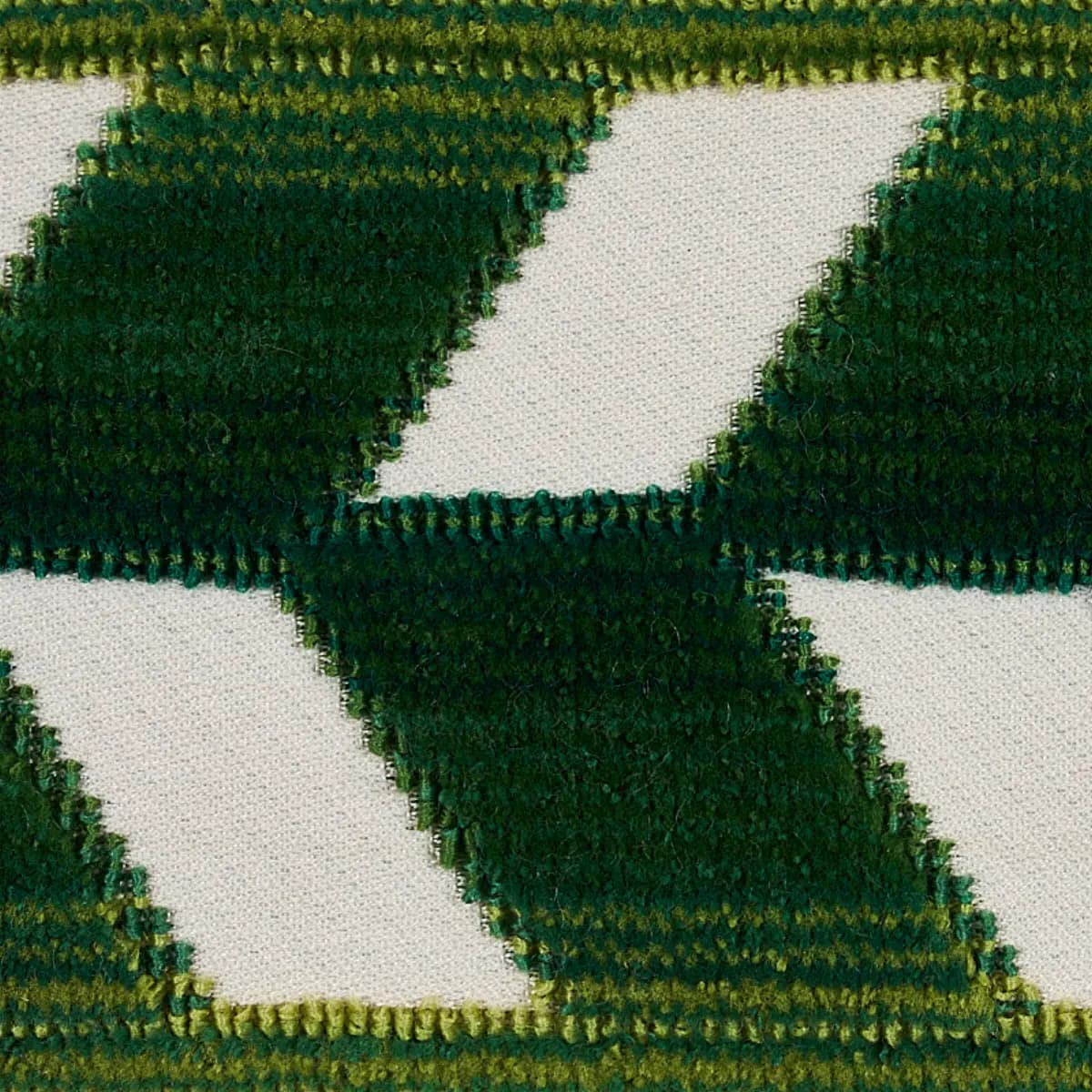 CHEVRON STRIE VELVET TAPE_ EMERALD