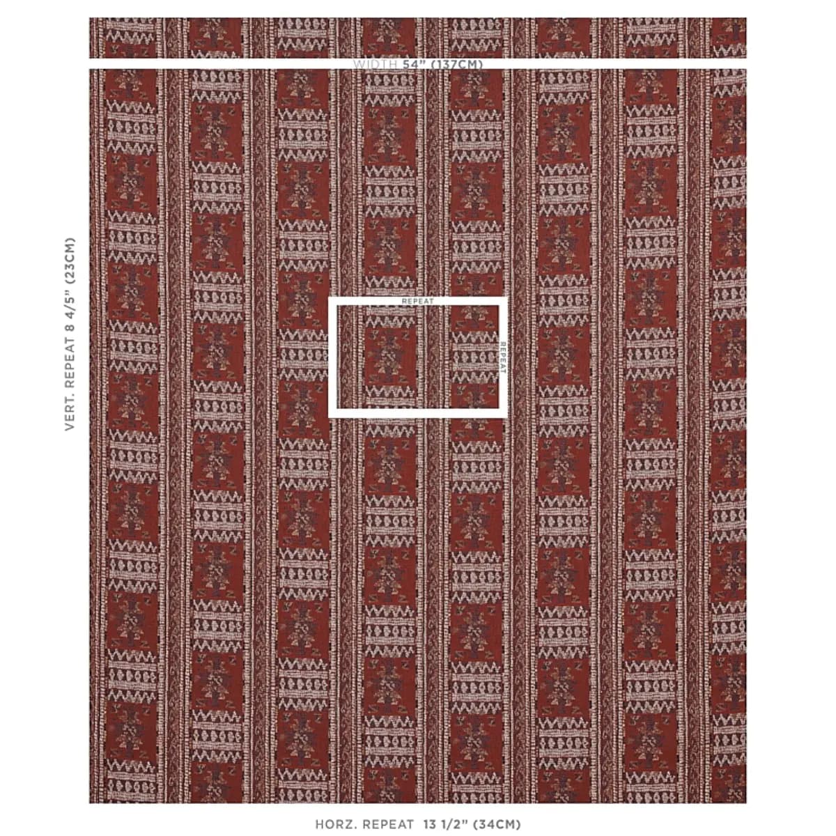 MARACENA JACQUARD_ RED