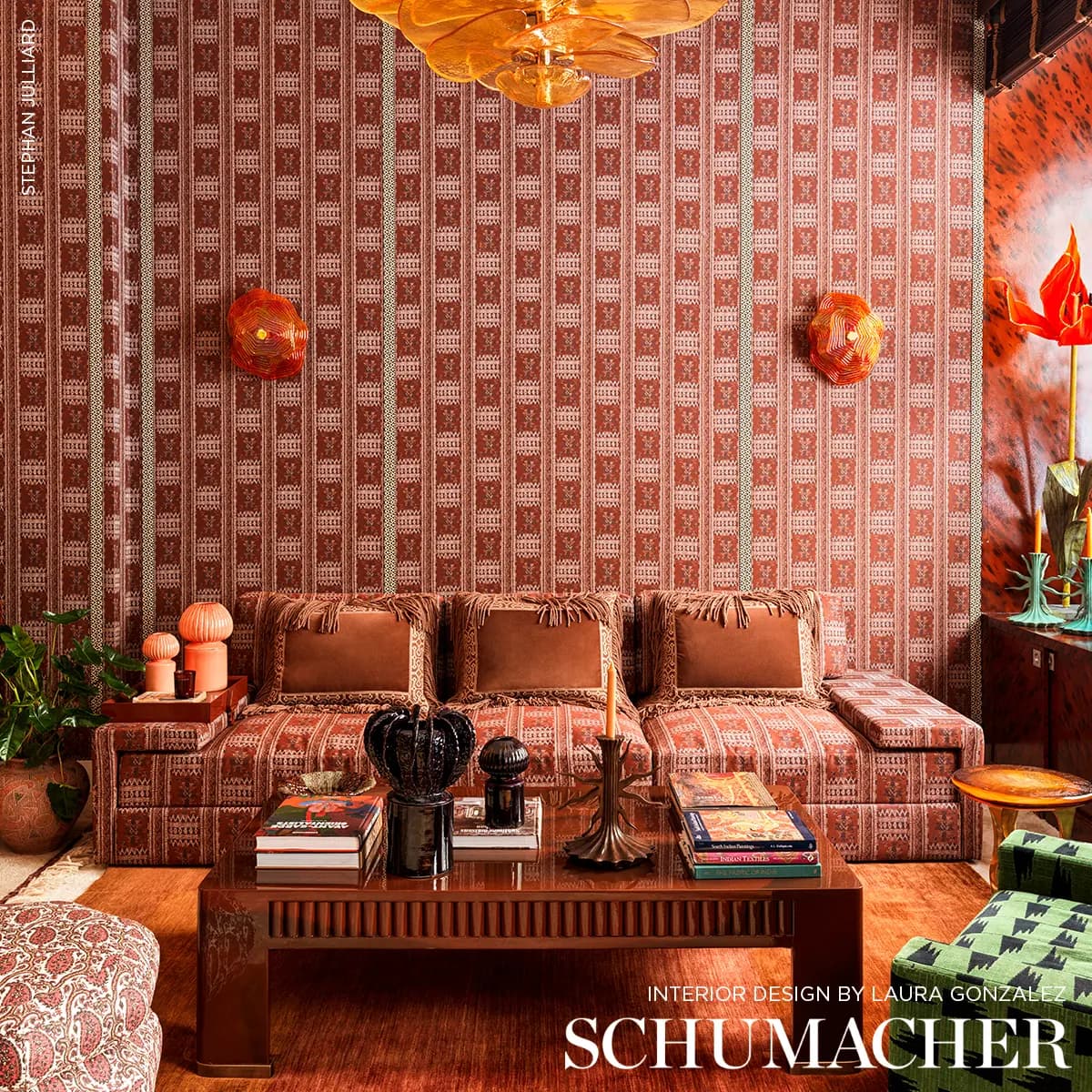MARACENA JACQUARD_ RED