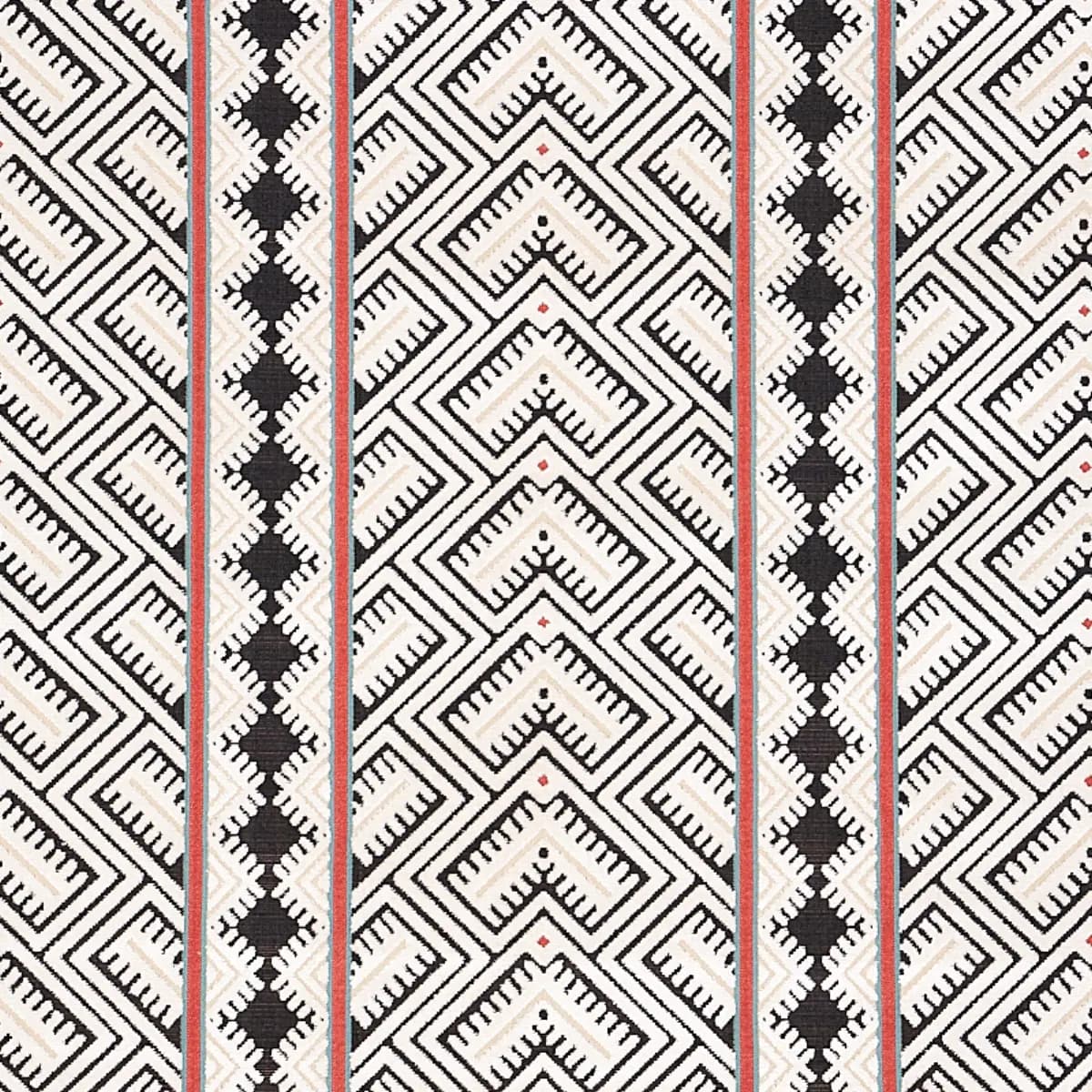 PARVIN VELVET_ BLACK AND IVORY