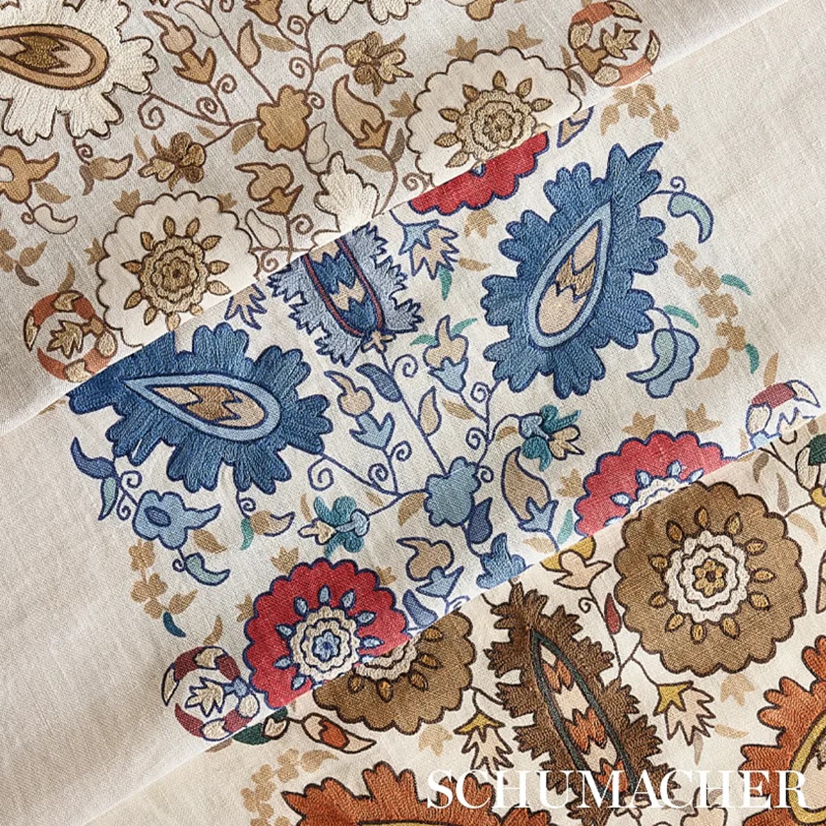 ANATOLIA EMBROIDERY_ BLUE & RED