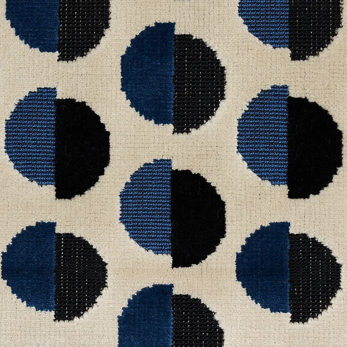 HALF MOON VELVET_ NAVY