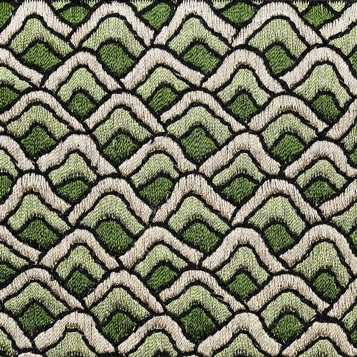 SUNRISE EMBROIDERY TAPE_ EMERALD