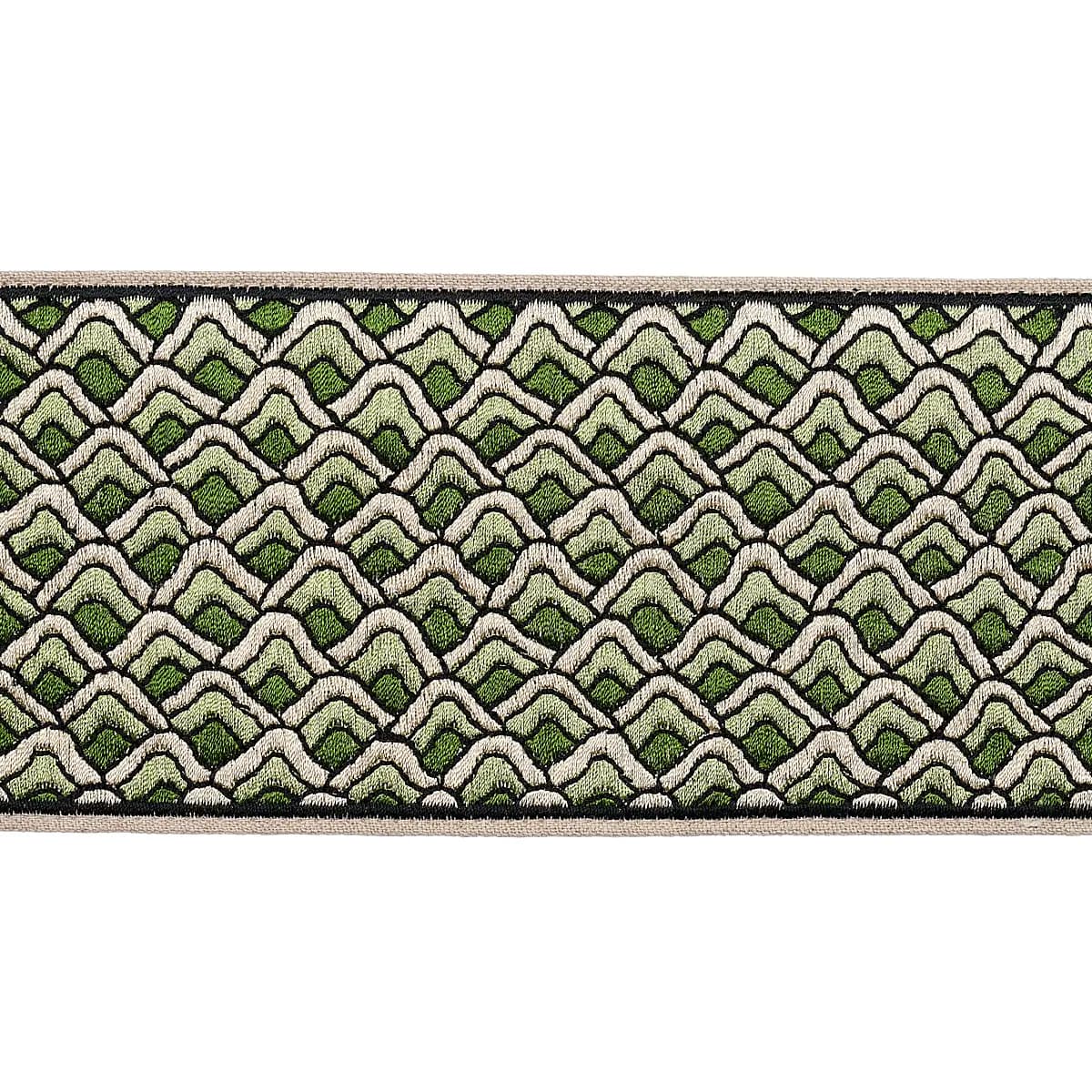 SUNRISE EMBROIDERY TAPE_ EMERALD